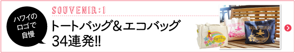 ハワイ　ロゴ　自慢　トートバッグ　エコバッグ　人気店　最新　オススメ　お土産　34連発