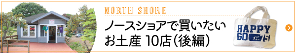 ハワイ　ノース　ノースショア　エリア　お土産　おすすめ