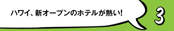 2017　ハワイ　HAWAII 　新オープン　ホテル　最新情報　話題　あつい