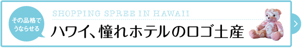 2017　ハワイ　お土産　ホテル　ロゴ　セレクトショップ　最旬　買い物　天国　