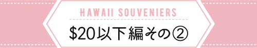 2017年　ハワイ　＄20以下　ときめく　お土産　雑貨