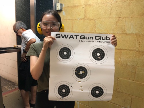 スワットガン　実弾射撃　体験　アクティビティ　ハワイ　ホノルル　S.W.A.T GUNCLUB