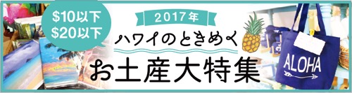 おみやげ　お土産　ハワイ　2017　夏休み　＄10以下　＄20以下　ときめく　