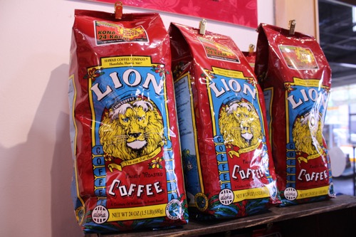 ハワイのライオンコーヒー　hawaii lion coffee