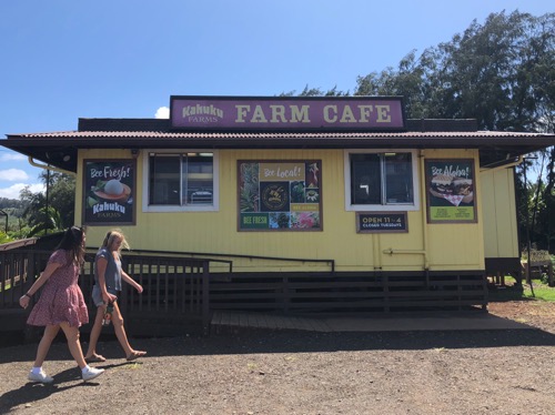 ハワイ　ノースショア　カフクファーム　ファームツアー　ファームカフェ　HAWAII NORTHSHORE KAHUKU FARM FARM TOUR FARM CAFE