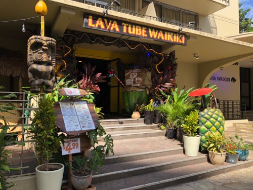 ハワイ　ラバチューブ　ワイキキ　外観　hawaii waikiki lavatube