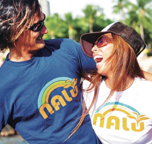 thhawaii nalu hawaiian spirits Tshirts local brand artist kaukau JCB collaboration