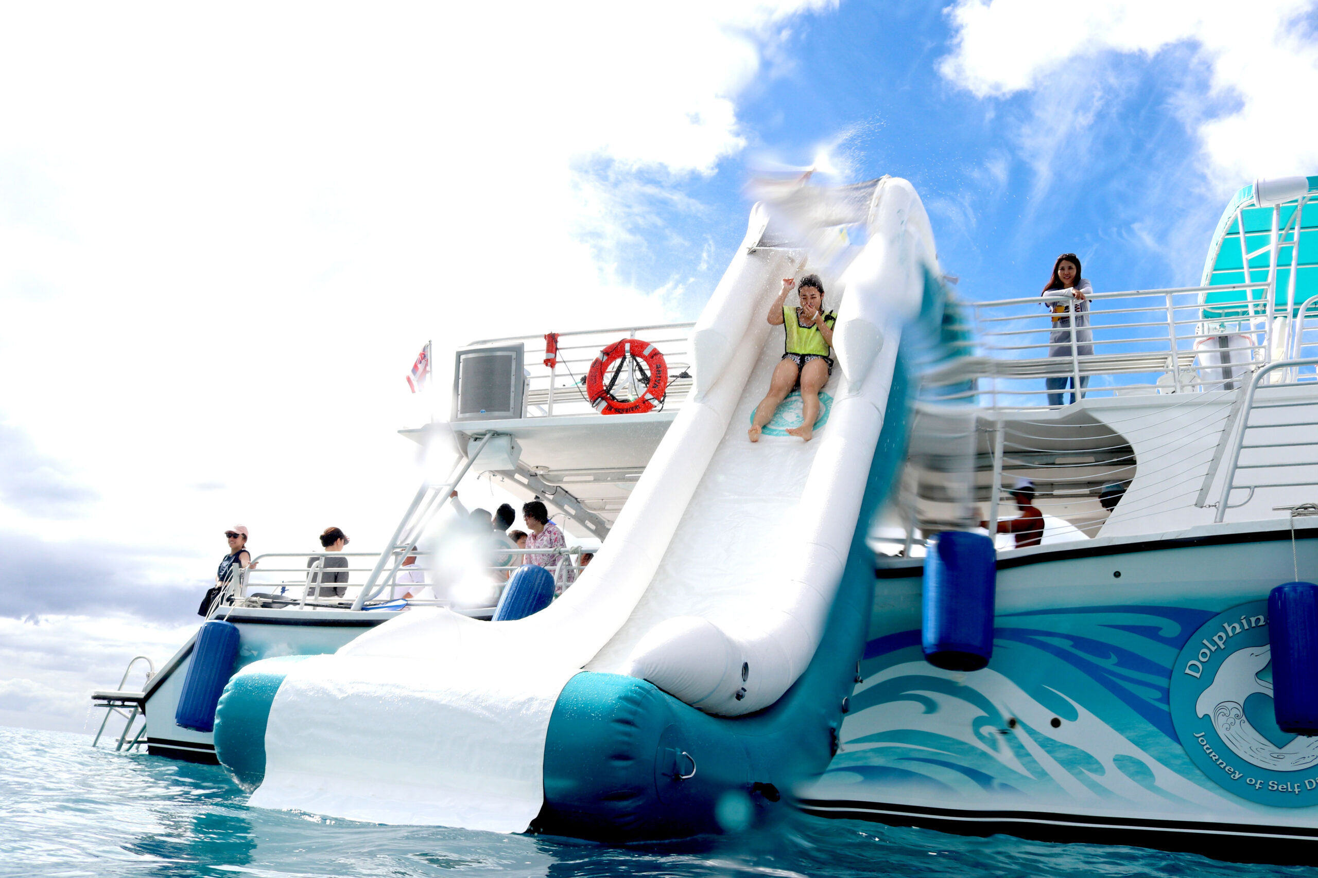 water slide