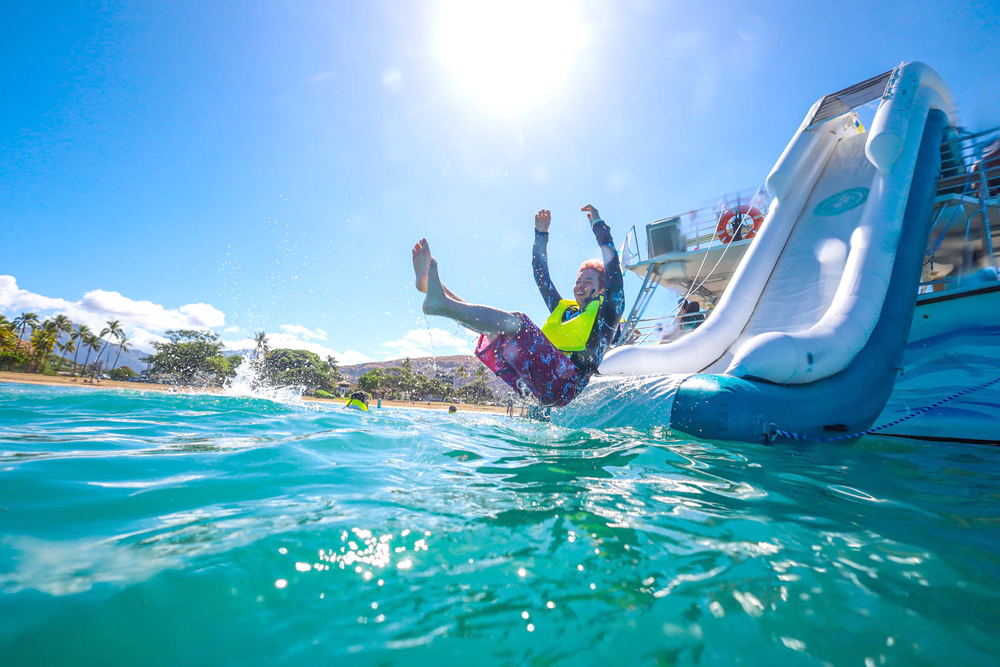 water slide